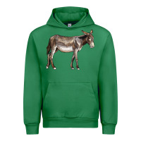 Emerald american mammoth jackstock donkey Urban Hoodie - LillyAllenDesigns