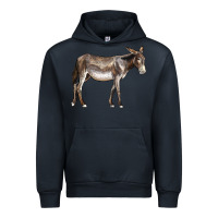 Navy american mammoth jackstock donkey Urban Hoodie - LillyAllenDesigns