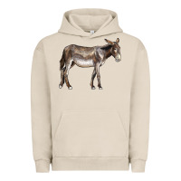 Pigment French Oak american mammoth jackstock donkey Urban Hoodie - LillyAllenDesigns