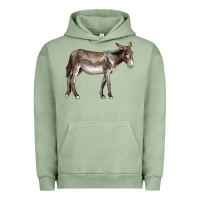 Pigment Oil Green american mammoth jackstock donkey Urban Hoodie - LillyAllenDesigns