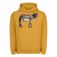Pigment Peanut Butter american mammoth jackstock donkey Urban Hoodie - LillyAllenDesigns