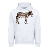 White american mammoth jackstock donkey Urban Hoodie - LillyAllenDesigns
