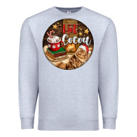 Hot Cocoa With Cat Premium Sweatshirt | Teevron