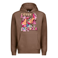 Chestnut Crush Breast Cancer Premium Hoodie - FaDigitalArtStudio