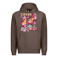 Coffee Crush Breast Cancer Premium Hoodie - FaDigitalArtStudio