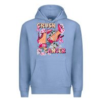 Colony Blue Crush Breast Cancer Premium Hoodie - FaDigitalArtStudio