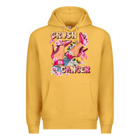 Mustard Crush Breast Cancer Premium Hoodie - FaDigitalArtStudio