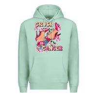 Seafoam Crush Breast Cancer Premium Hoodie - FaDigitalArtStudio