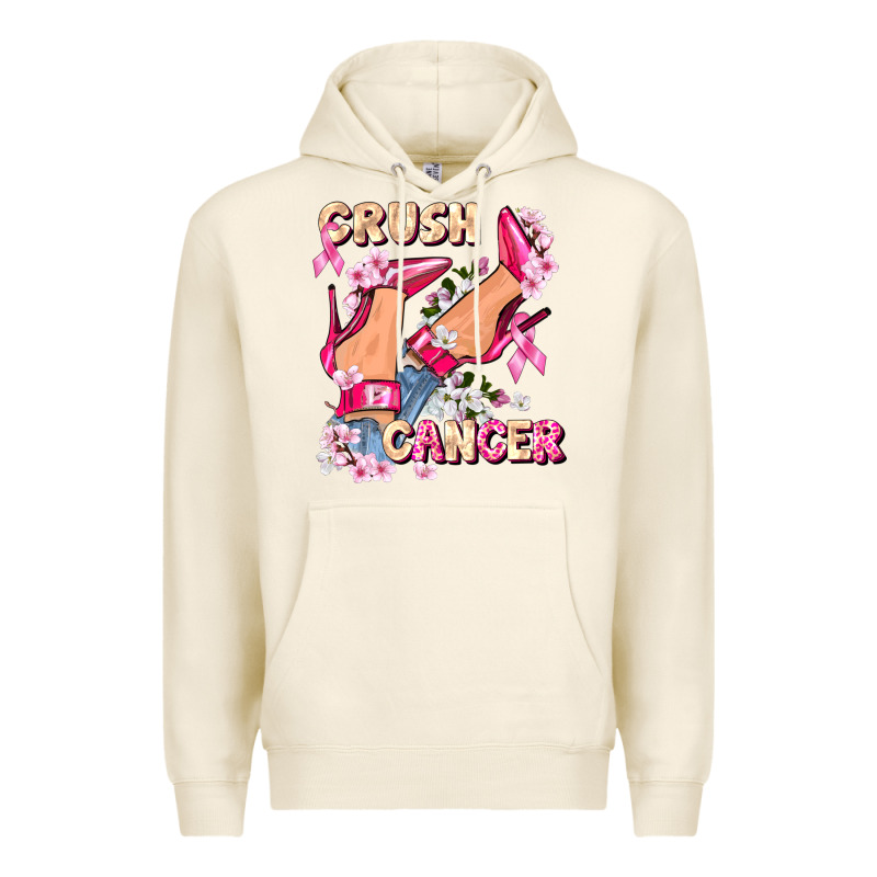 Crush Breast Cancer Premium Hoodie by FaDigitalArtStudio | Teevron