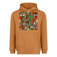 Meerkat christmas donkey Heavyweight Hoodie - FaDigitalArtStudio