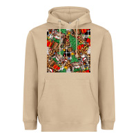 Mushroom christmas donkey Heavyweight Hoodie - FaDigitalArtStudio