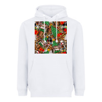 White christmas donkey Heavyweight Hoodie - FaDigitalArtStudio