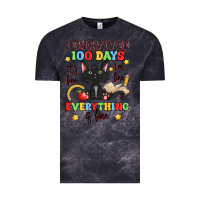 Cloud Black i survived 100 days it's fine i'm fine Vintage Tee - Artiststas