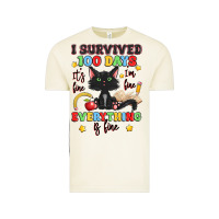 Vintage Arctic i survived 100 days it's fine i'm fine Vintage Tee - Artiststas