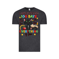 Vintage Black i survived 100 days it's fine i'm fine Vintage Tee - Artiststas