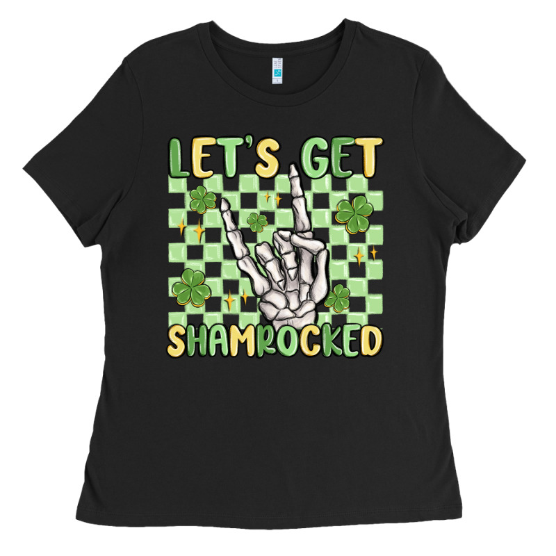 Let's Get Shamrocked Ladies Tee by MaliasSmallBusiness | Teevron