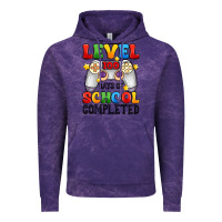 Cloud Purple level 100 days of school completed Vintage Hoodie - Artiststas
