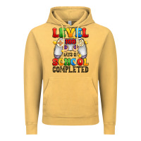 Vintage Mustard level 100 days of school completed Vintage Hoodie - Artiststas