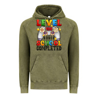 Vintage Olive level 100 days of school completed Vintage Hoodie - Artiststas
