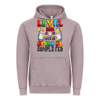 Vintage Zinc level 100 days of school completed Vintage Hoodie - Artiststas