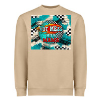 Mushroom hot mess boy mama with fire Heavyweight Sweatshirt - TumblerDesignByShophia