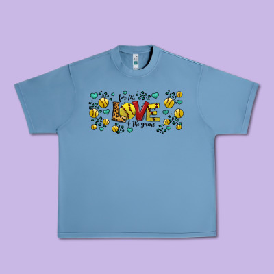 For The Love Of The Game Softball Urban Heavy Tee Designed By Jasminsmagicworld