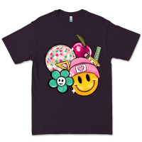 Plum smiley face and school elementary Premium Tee - MaliasSmallBusiness