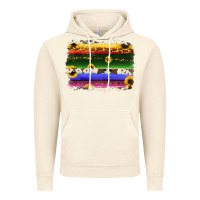 Vintage Artic serape sunflowers leopard cowhide background Vintage Hoodie - RanaPortraitStore