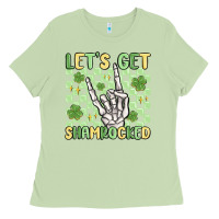 Matcha let's get shamrocked Ladies Tee - MaliasSmallBusiness