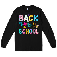 Black back to school Long Sleeve Tee - NancyCooperArtShop