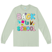Matcha back to school Long Sleeve Tee - NancyCooperArtShop