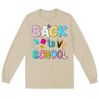 Mushroom back to school Long Sleeve Tee - NancyCooperArtShop