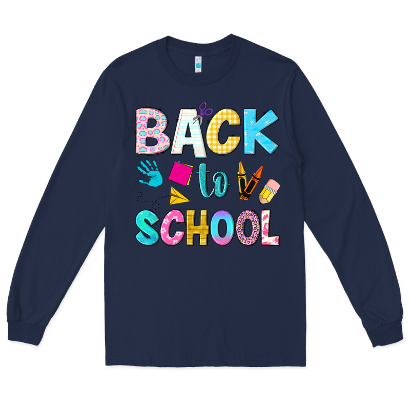 Back To School Long Sleeve Tee by NancyCooperArtShop | Teevron