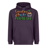 Plum sunday is for football Heavyweight Hoodie - BundleAndBundleShop