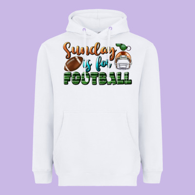 Sunday Is For Football Heavyweight Hoodie Designed By Bundleandbundleshop