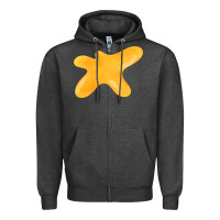 Charcoal Heather honey splash fa element Zipper Hoodie - FaDigitalArtStudio