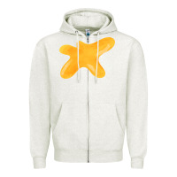 Oatmeal Heather honey splash fa element Zipper Hoodie - FaDigitalArtStudio