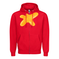 Red honey splash fa element Zipper Hoodie - FaDigitalArtStudio