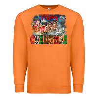 Carrot Merry Christmas Santa Sleigh Premium Sweatshirt - FaDigitalArtStudio