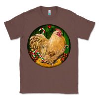 Chestnut cochin rooster christmas Classic Tee - LillyAllenDesigns