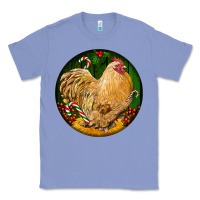 Colony Blue cochin rooster christmas Classic Tee - LillyAllenDesigns