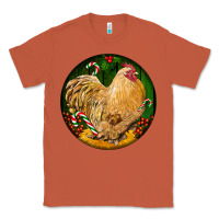 Copper cochin rooster christmas Classic Tee - LillyAllenDesigns