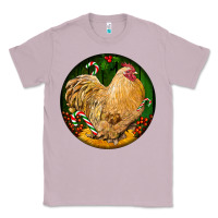 Lilac cochin rooster christmas Classic Tee - LillyAllenDesigns