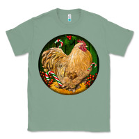 Sage cochin rooster christmas Classic Tee - LillyAllenDesigns