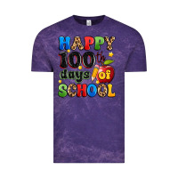Cloud Purple happy 100 th days of school Vintage Tee - Artiststas