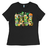 Black retro patricks day teacher life Ladies Tee - MaliasSmallBusiness