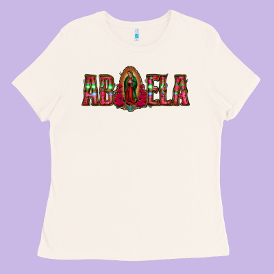Abuela Floral Aztec Leopard Ladies Tee Designed By Jasminsmagicworld