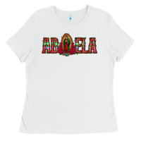White abuela floral aztec leopard Ladies Tee - Jasminsmagicworld
