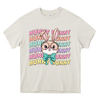 Cream hunny bunny Heavy Core Tee - MaliasSmallBusiness