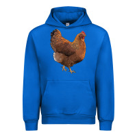 Cobalt new hampshire red chicken Urban Hoodie - LillyAllenDesigns